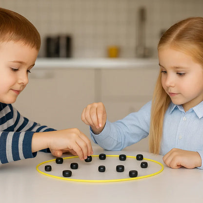 Travel-Friendly Magnetic Chess Set with Compact Folding Board