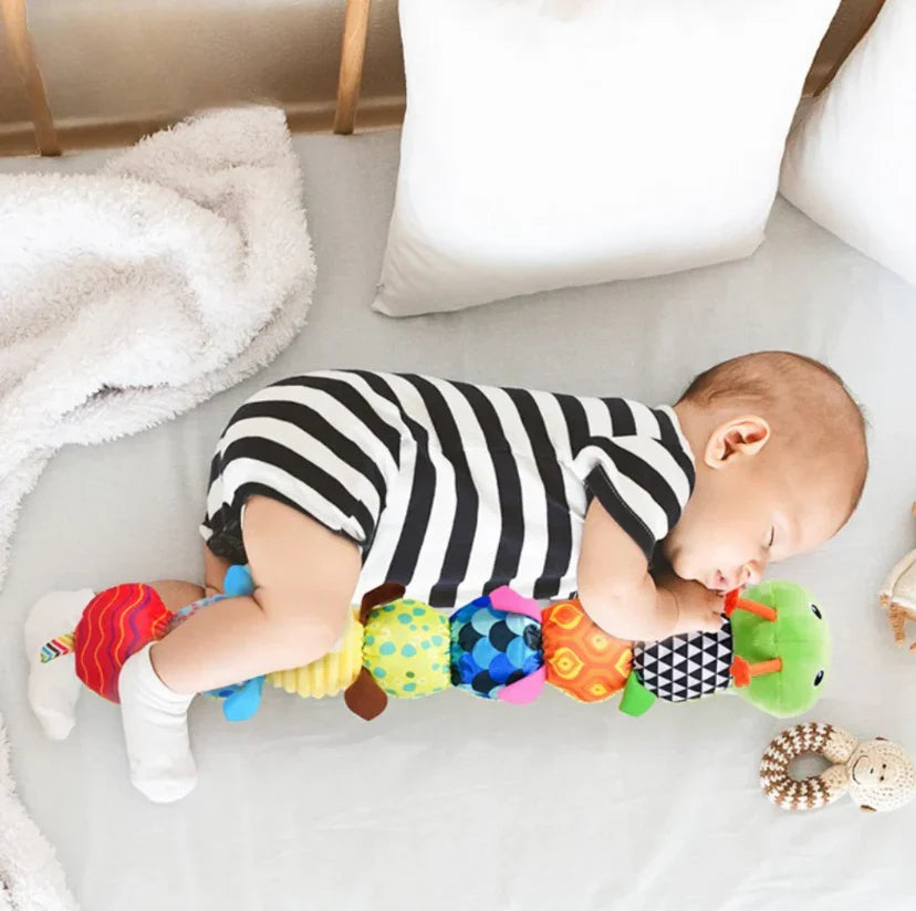 Musical Plush Caterpillar Companion for Sensory Exploration