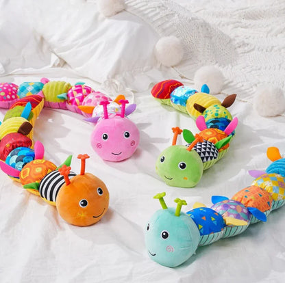 Musical Plush Caterpillar Companion for Sensory Exploration