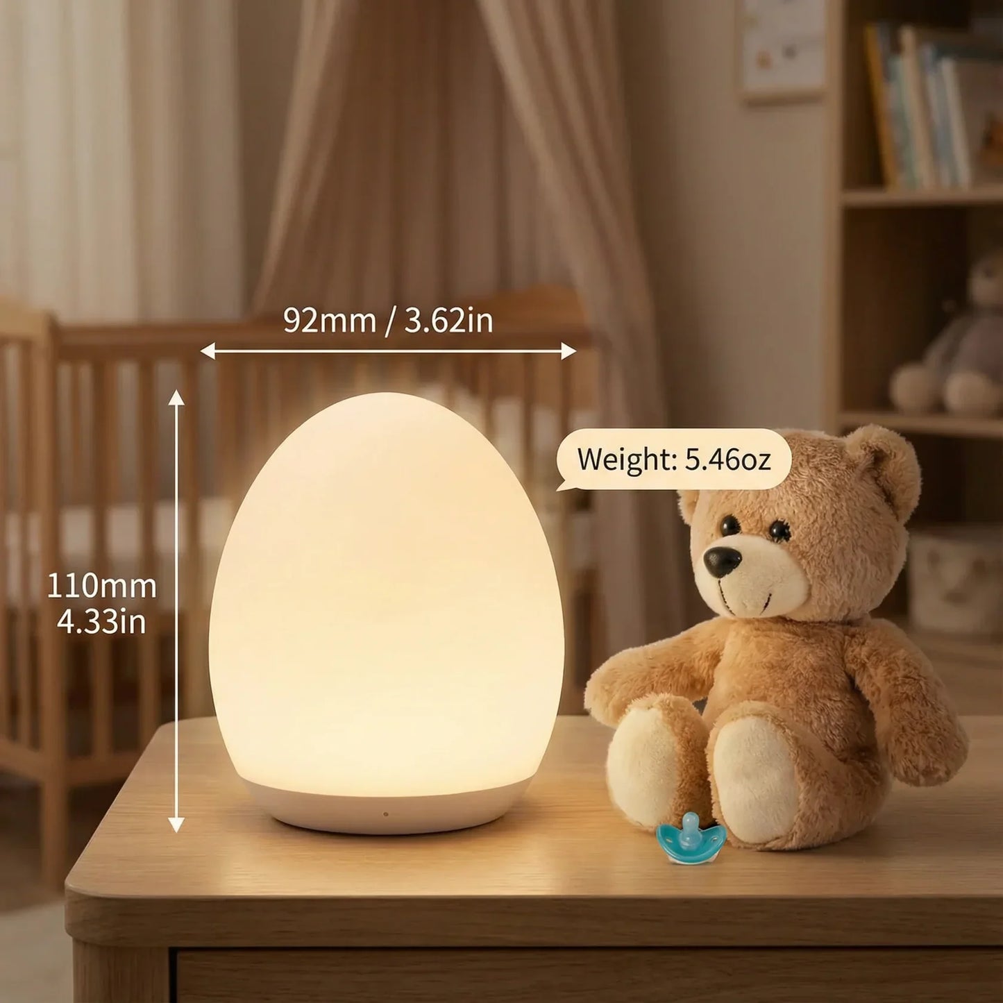 Portable Touch-Control LED Light with Silicone Design