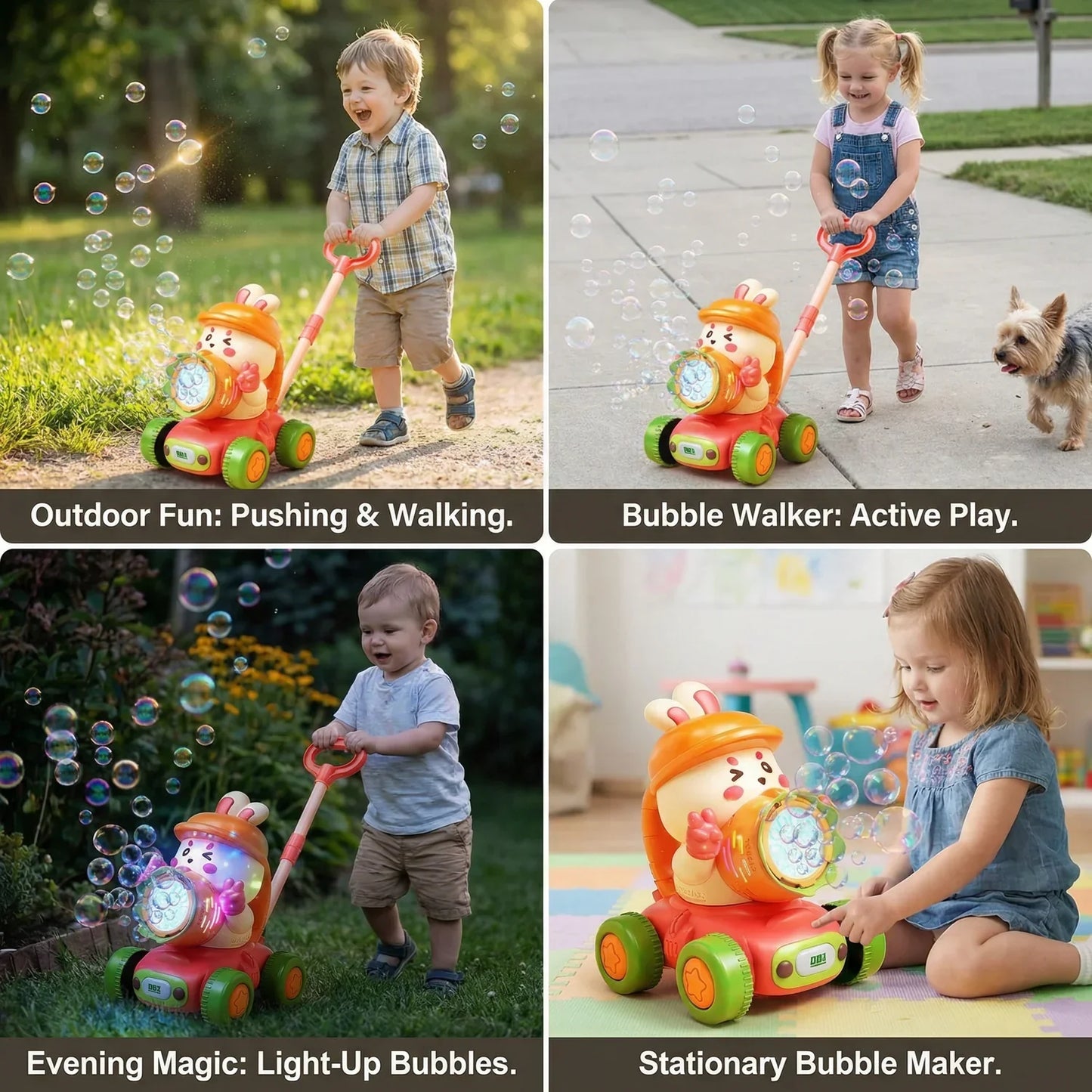 Joyful Bubble Walker for Early Steps