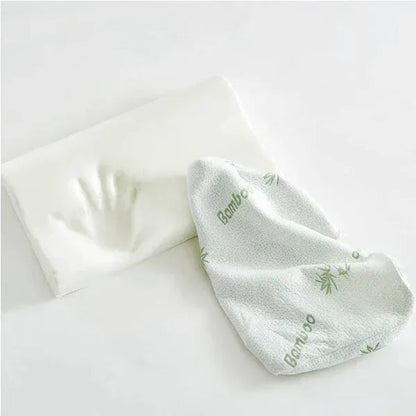 Ergonomic Bamboo Fiber Neck Support Pillow