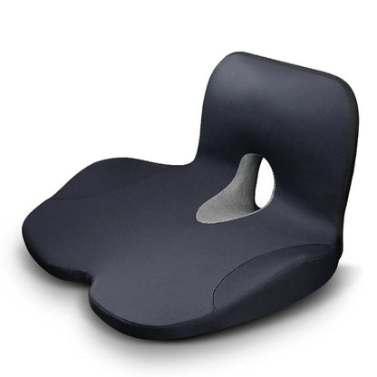 Ergonomic Memory Foam Seat & Back Support Cushion Set