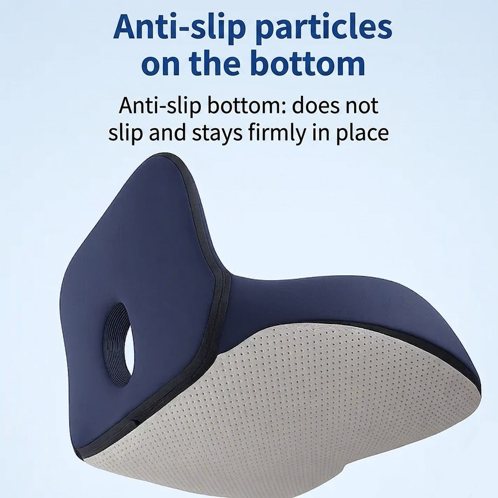 Ergonomic Memory Foam Seat & Back Support Cushion Set