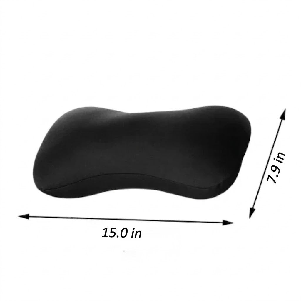 Adaptive Comfort Neck Pillow with Microbead Support