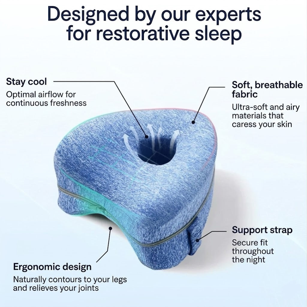 ErgoRest Knee Support Pillow for Comfortable Sleep