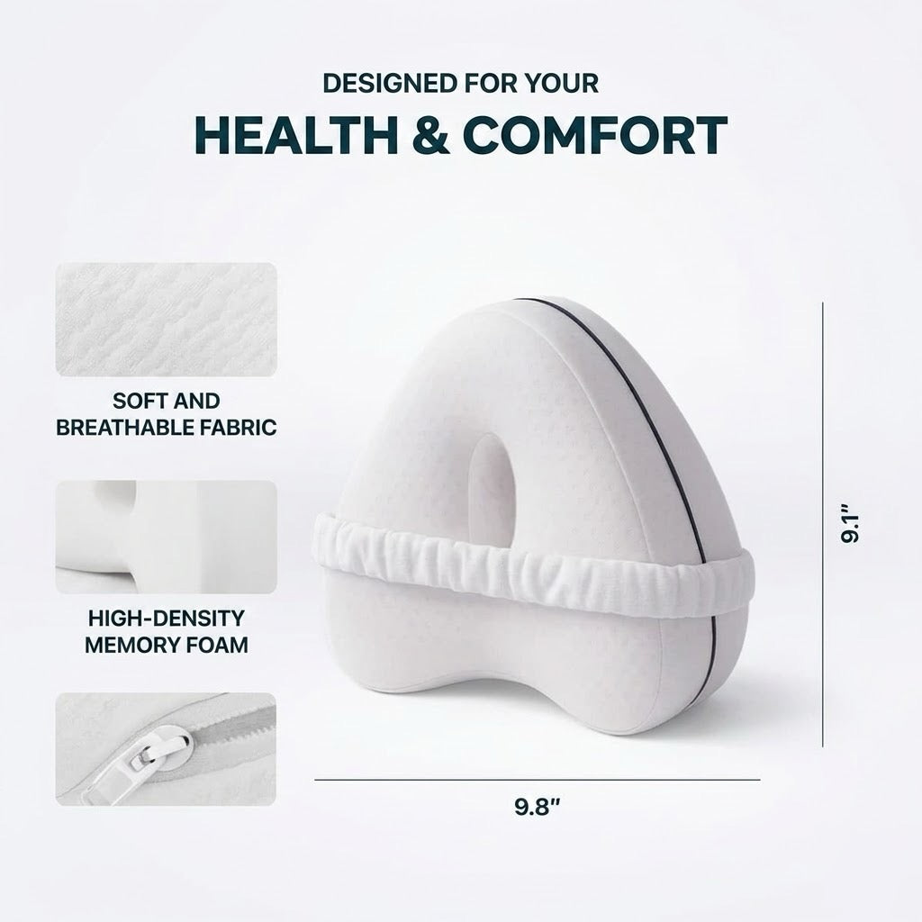 ErgoRest Knee Support Pillow for Comfortable Sleep