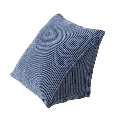Ergonomic Triangle Support Pillow with Corduroy Cover