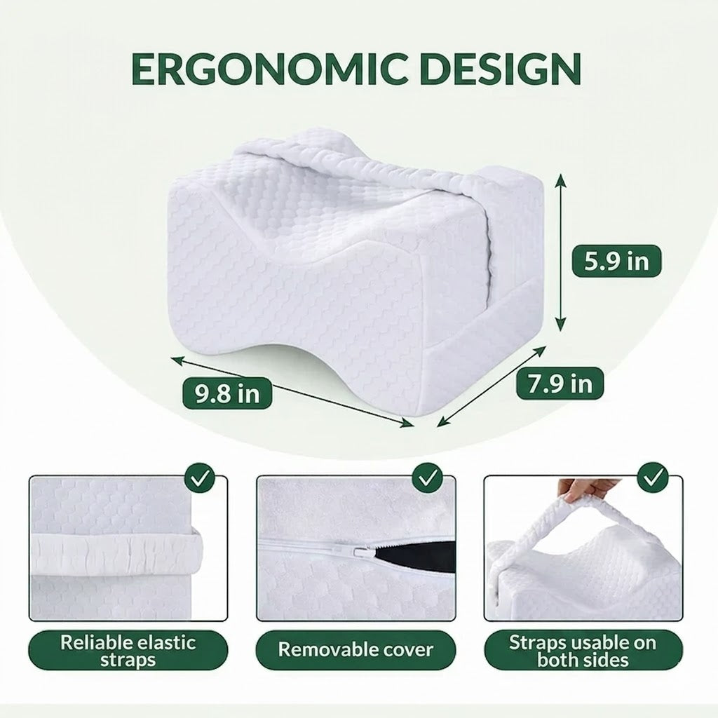 ComfortAlign Leg Support Pillow for Side Sleepers