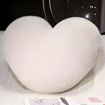 Charming Heart-Shaped Plush Pillow for Cozy Living