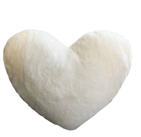 Charming Heart-Shaped Plush Pillow for Cozy Living