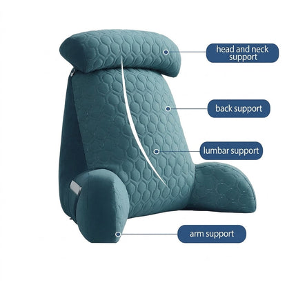 Ergonomic Reading Cushion with Adjustable Support