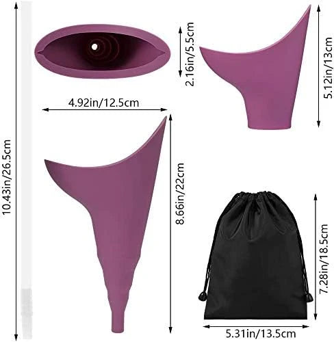 Portable Silicone Urinary Funnel for Women