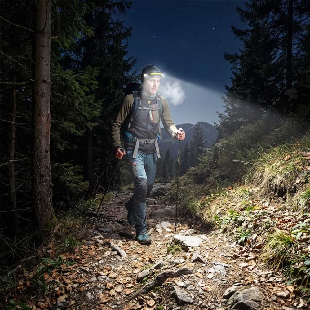 BrightBeam Pro LED Headlamp - Illuminate Your Path Hands-Free