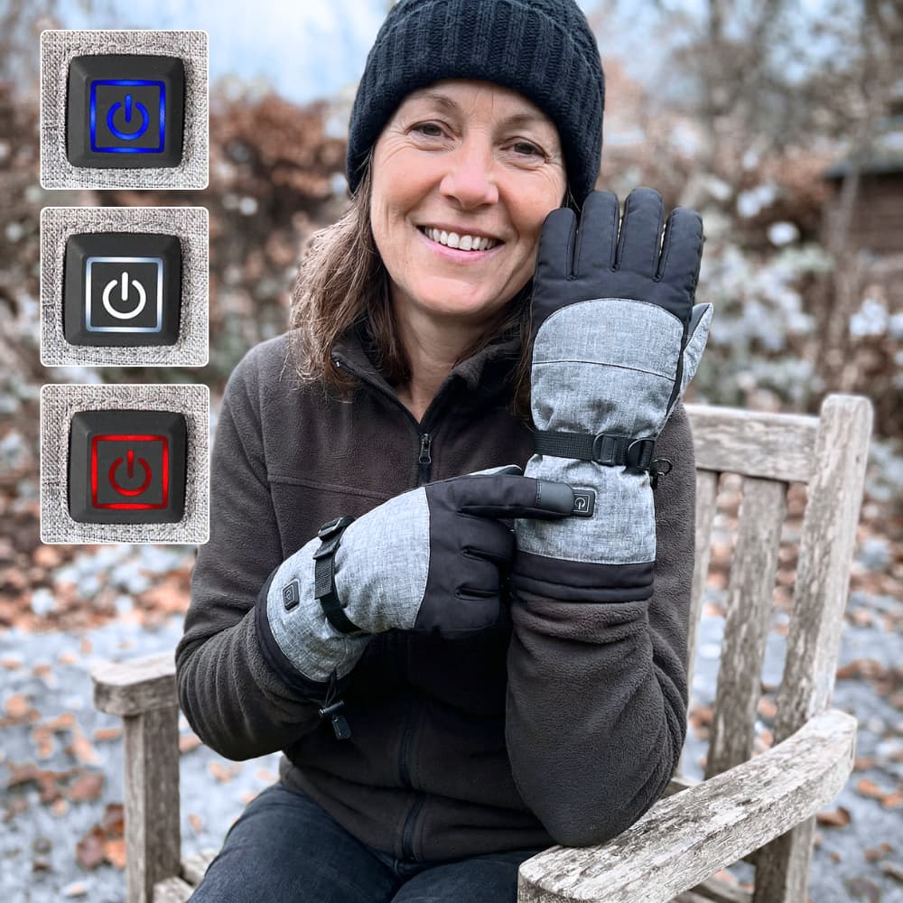 ThermoGuard Winter Gloves with Custom Heat Settings
