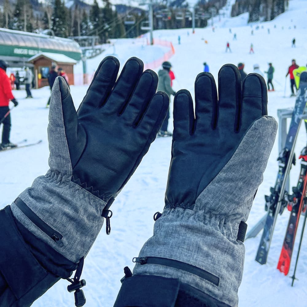 ThermoGuard Winter Gloves with Custom Heat Settings