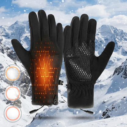 Rechargeable Thermal Gloves with 3 Heat Settings for Winter