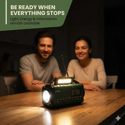 Survivor Pro Solar-Powered Emergency Radio