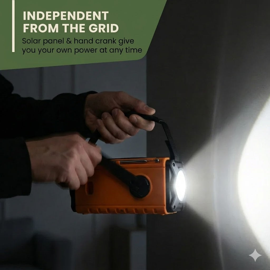 Survivor Pro Solar-Powered Emergency Radio