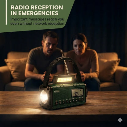 Survivor Pro Solar-Powered Emergency Radio