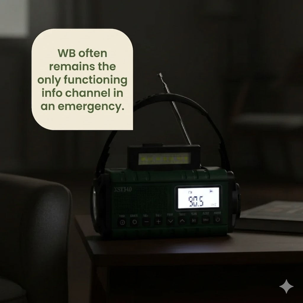 Survivor Pro Solar-Powered Emergency Radio