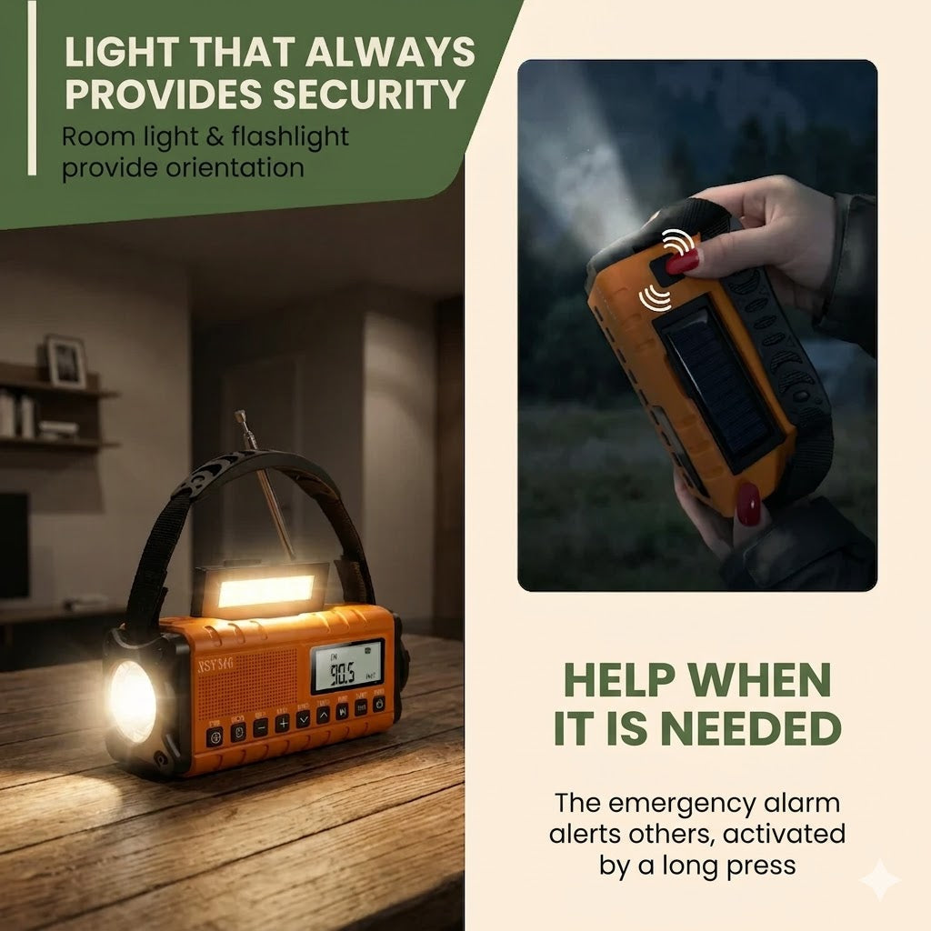 Survivor Pro Solar-Powered Emergency Radio