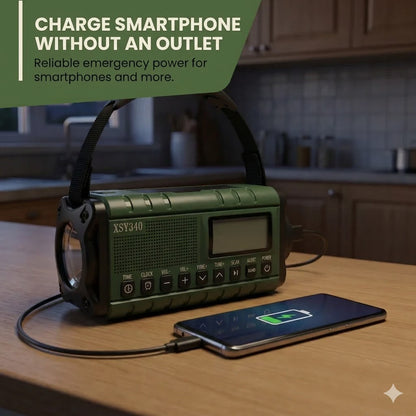 Survivor Pro Solar-Powered Emergency Radio