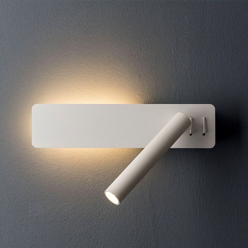 Adjustable LED Wall Lamp for Cozy Bedside Reading