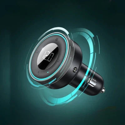 Wireless Car Audio Connector with Dual USB Charging