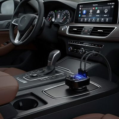 Wireless Car Audio and Charging Adapter