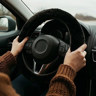 Luxurious Leather Steering Wheel Protector for Ultimate Comfort