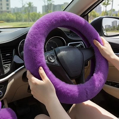Luxurious Leather Steering Wheel Protector for Ultimate Comfort