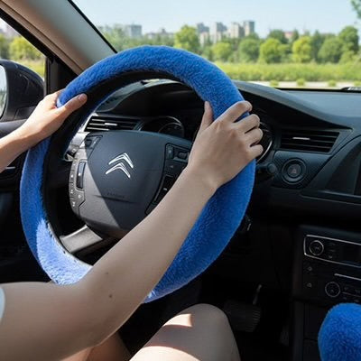 Luxurious Leather Steering Wheel Protector for Ultimate Comfort