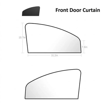 Magnetic Side Window Shade for Cars - UV Protection & Privacy