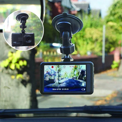 Compact Full HD Car Camera with Night Vision and Loop Recording