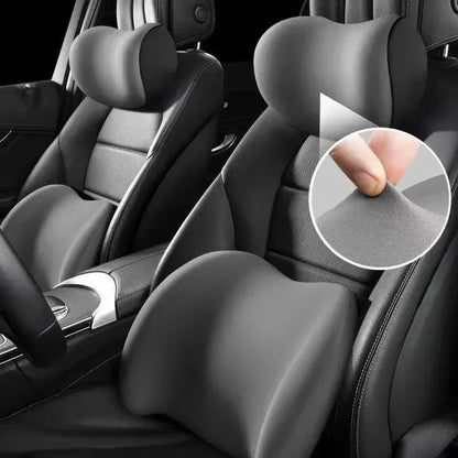 ComfortFit Car Lumbar Support Cushion with Adaptive Foam