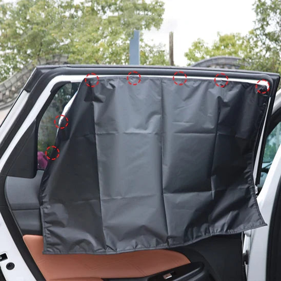 Magnetic Side Window Shade for Cars - UV Protection & Privacy