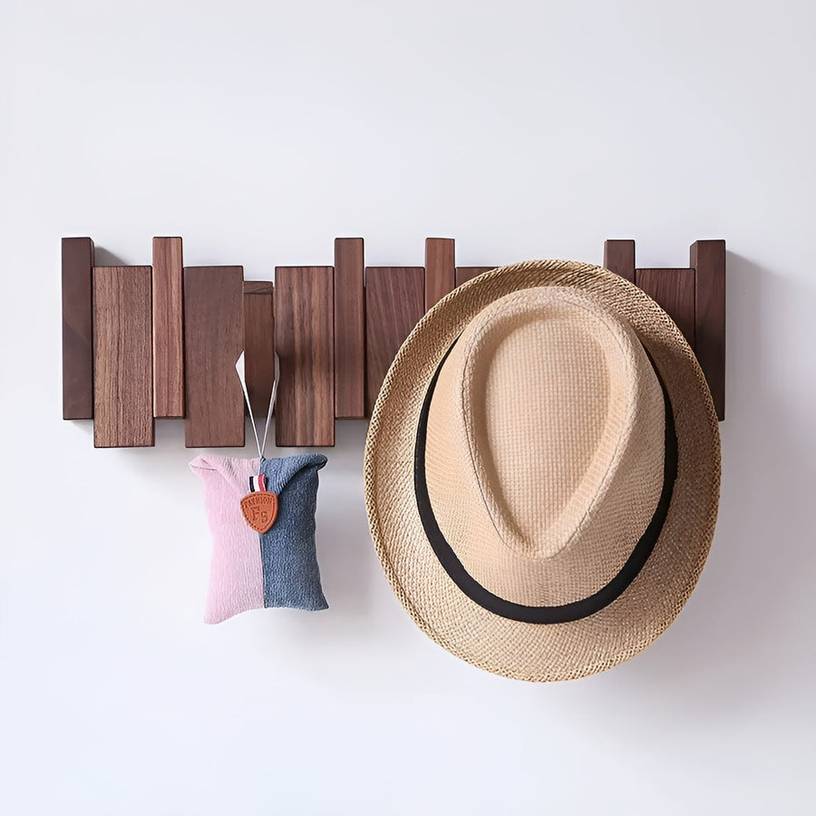 Compact Magnetic Wall Hook Organizer for Stylish Storage