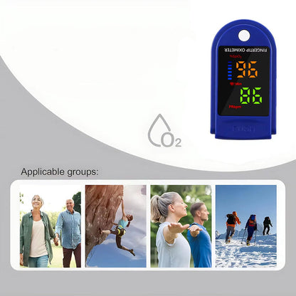 PulseView Pro: Smart Fingertip Pulse Monitor with LED Readout