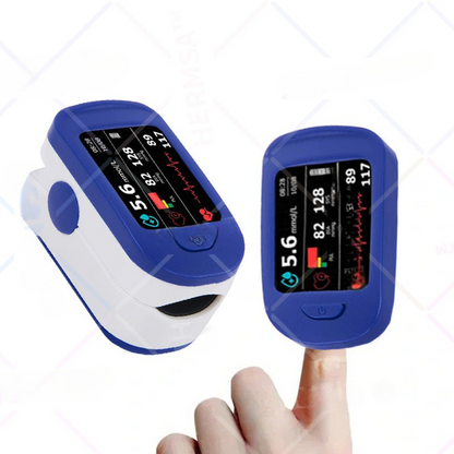 PulseView Pro: Smart Fingertip Pulse Monitor with LED Readout