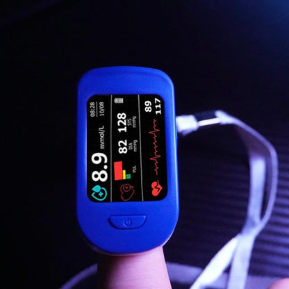 PulseView Pro: Smart Fingertip Pulse Monitor with LED Readout