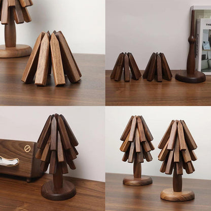 Elegant Walnut Coasters for Stylish Protection