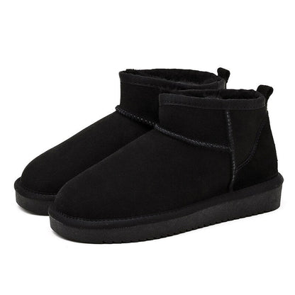 Cozy Ankle Boots with Plush Wool Interior