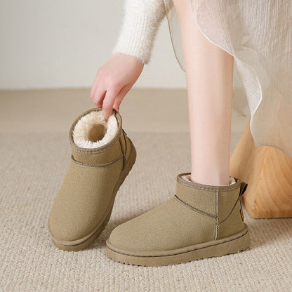 Cozy Ankle Boots with Plush Wool Interior