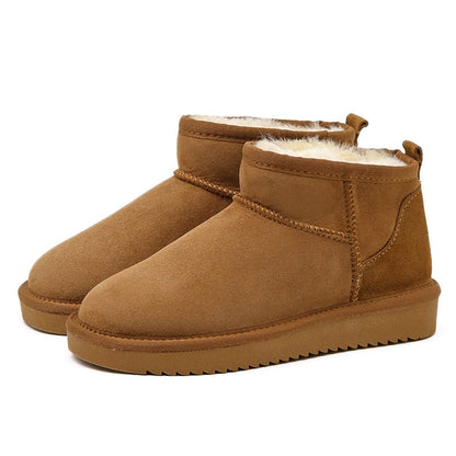 Cozy Ankle Boots with Plush Wool Interior
