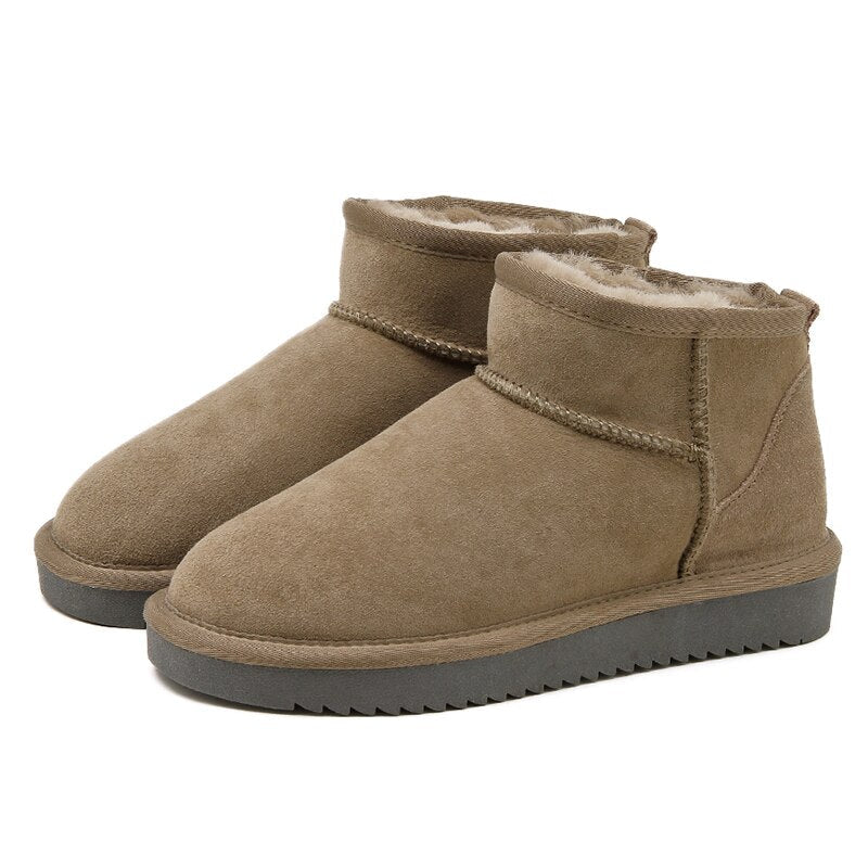 Cozy Ankle Boots with Plush Wool Interior