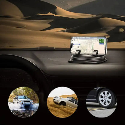 Adjustable 360° Car Phone Mount for Optimal Viewing