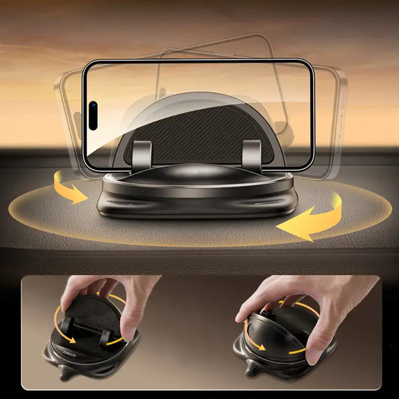 Adjustable 360° Car Phone Mount for Optimal Viewing