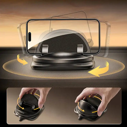 Adjustable 360° Car Phone Mount for Optimal Viewing