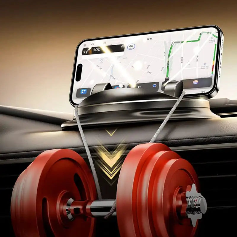 Adjustable 360° Car Phone Mount for Optimal Viewing